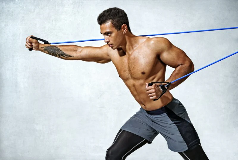 Chest Exercises in a Full Body Resistance Band Workout